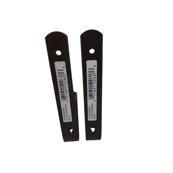 Decorative Bronze Steel Shelf Brackets Set Of 2 - Curved Spiral Design - 6"x6"x1 - Picture 2 of 6